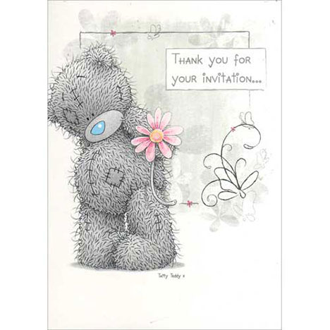 Invitation Acceptance Me to You Bear Card £0.72